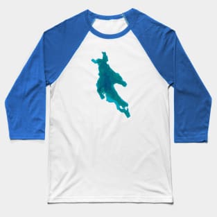 Newfound Lake Depth Baseball T-Shirt